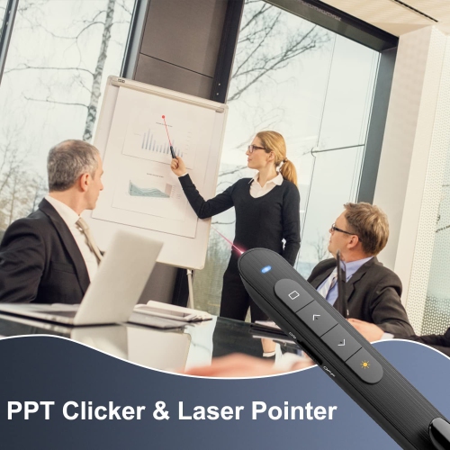 Télécommande, Clicker de présentation PPT et stylo pour tourner les pages, conception à pince adaptée aux présentations, enseignement