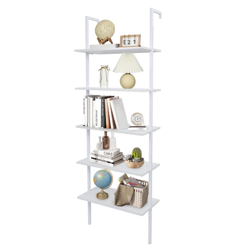 Karl Home Ladder Bookcase White