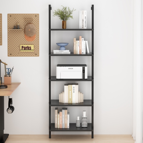 Karl Home Brown Ladder Bookcase
