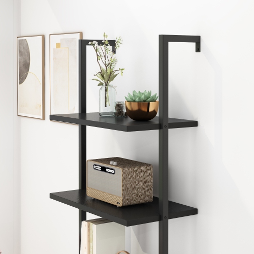 Karl Home Brown Ladder Bookcase