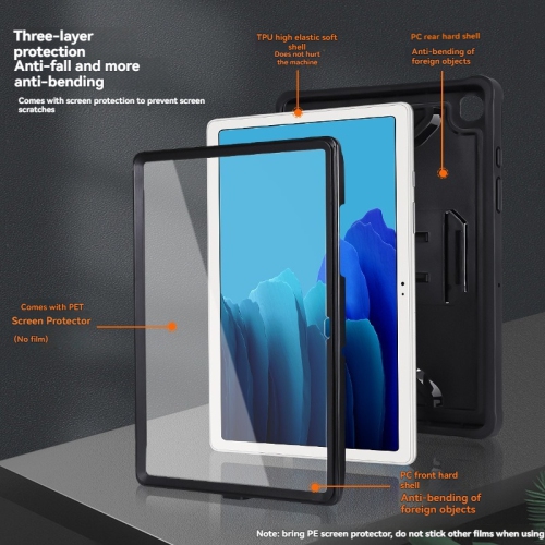 Suitable for Samsung Galaxy Tab A7 protective cover with stand screen protector 10.4 inch full-cover tablet computer case