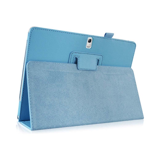 For Samsung Tab S 10.5 tablet leather case Tabs SM-T800 T805C protective case - blue
