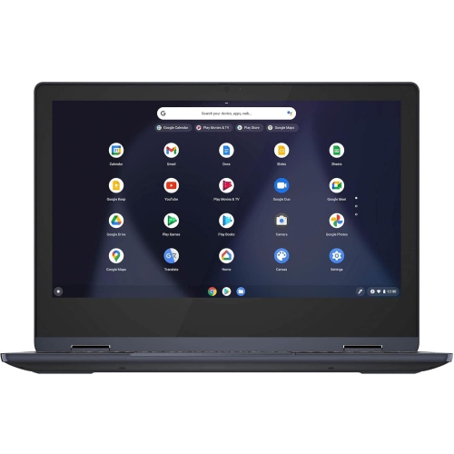 Refurbished Lenovo Chromebook Flex 3 11.6" Touch Screen HD Laptop (MediaTek MT8183, 4GB RAM, 64GB eMMC, Chrome OS) - Abyss Blue (82KM0003US)
