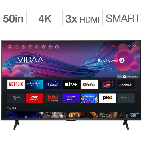 Refurbished - Hisense 50" Class - A6KV Series - 4K UHD LED LCD TV
