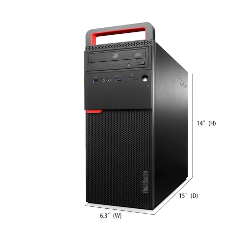 Remis à neuf - Ordinateur de bureau tour ThinkCentre M700 de Lenovo | Mémoire vive 16&nbsp;Go | SSD d'256&nbsp;Go | Windows 10 Pro | Idéal pour les