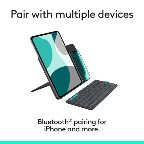 Logitech Flip Folio Keyboard Case for iPad Pro 11" (M4)/Air 11" (M2/M3)/iPad Air (5th Gen) - Graphite