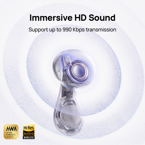 HUAWEI FreeBuds 6 Wireless Earbuds, Ear-fitting Wearing, Dual-driver True Sound, Stable & Clear Calls, Open-fit ANC, 36H Battery Life, IP54