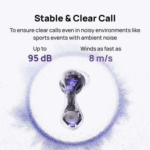 HUAWEI FreeBuds 6 Wireless Earbuds, Ear-fitting Wearing, Dual-driver True Sound, Stable & Clear Calls, Open-fit ANC, 36H Battery Life, IP54