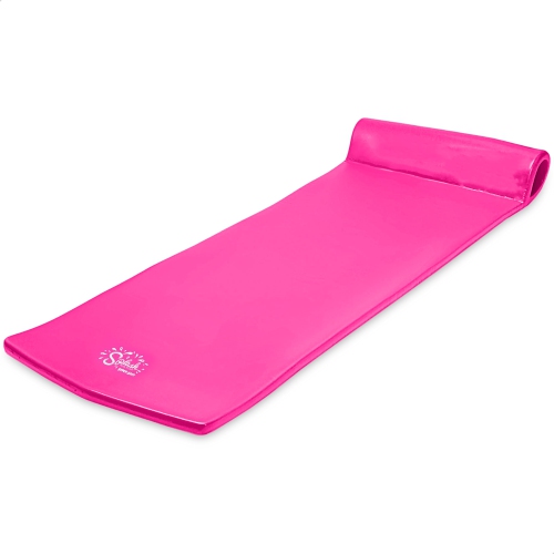 TRC RECREATION  Splash 1.25" Thick Foam Swimming Pool Float Mat, Flamingo In Pink