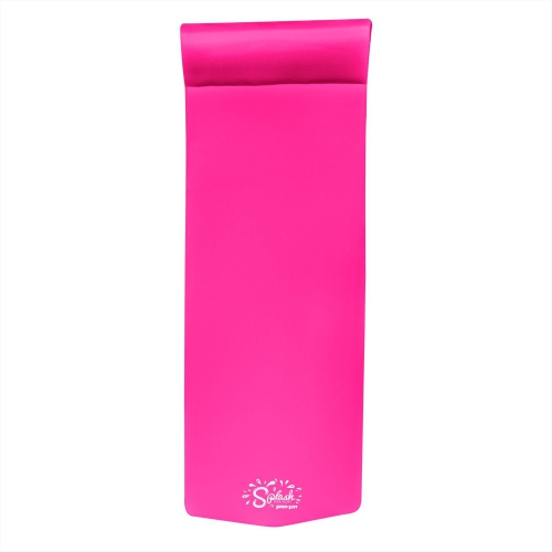TRC Recreation Splash 1.25" Thick Foam Swimming Pool Float Mat, Flamingo Pink