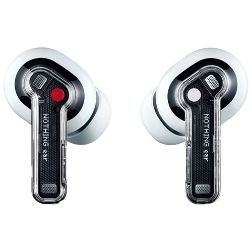 Image 1 of 15.. Nothing Ear In-Ear Noise Cancelling True Wireless Earbuds - White - Only at Best Buy