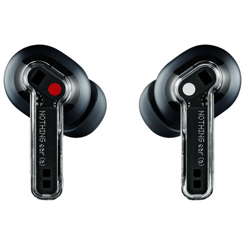 Image 1 of 15.. Nothing Ear In-Ear Noise Cancelling True Wireless Earbuds - Black - Only at Best Buy