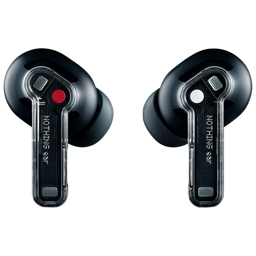 Image 1 of 15.. Nothing Ear In-Ear Noise Cancelling True Wireless Earbuds - Black - Only at Best Buy
