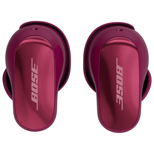 Écouteurs boutons Bluetooth à suppression du bruit QuietComfort Ultra de Bose - Prune intense