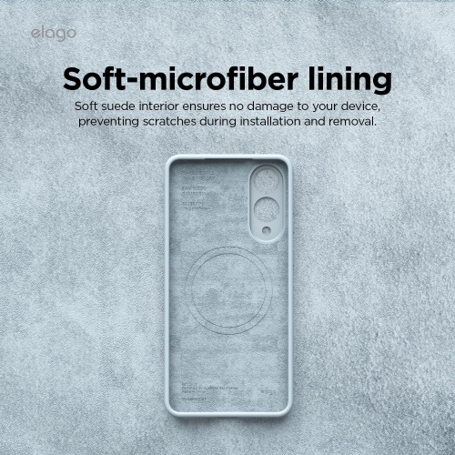 elago Magnetic Silicone Case Compatible with Samsung Galaxy S25 Edge, Slim Fit, Shockproof, Back Camera Protection, Wireless Charging Support,