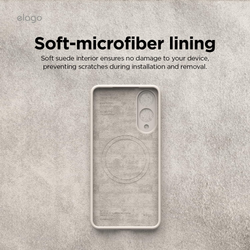 elago Magnetic Silicone Case Compatible with Samsung Galaxy S25 Edge, Slim Fit, Shockproof, Back Camera Protection, Wireless Charging Support,