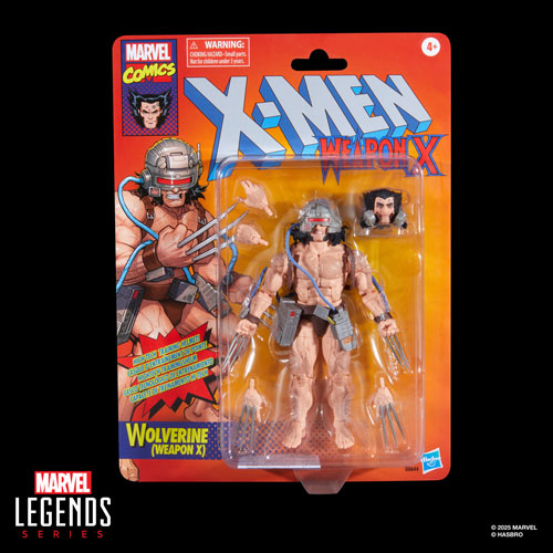 Hasbro Marvel Legends Series - Wolverine (Weapon X) Action Figure