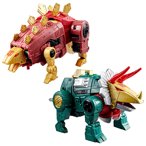 Transformers Age of the Primes - G2 Universe Dinobot Slug & Dinobot Snarl Action Figures