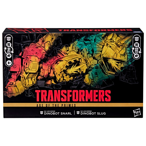 Transformers Age of the Primes - G2 Universe Dinobot Slug & Dinobot Snarl Action Figures