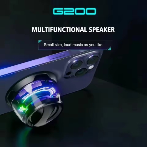 Portable Mini Bluetooth Speaker, Mobile Phone Magnetic Bluetooth Speaker Suitable for Travel and Outdoor Use