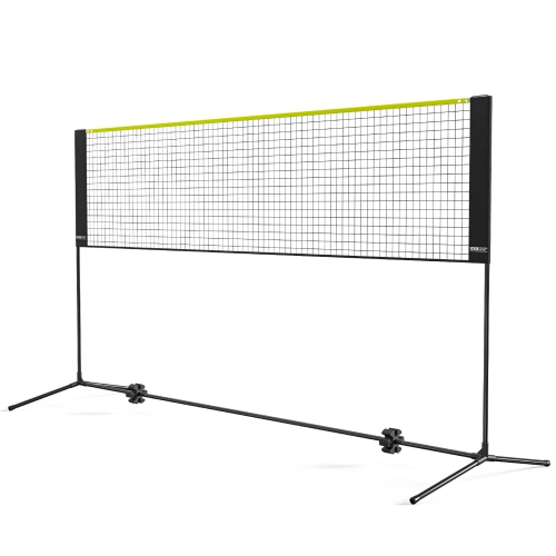 VEVOR 10ft Badminton Net, Height Adjustable Volleyball Net, Wide Foldable Pickleball Net, Portable Easy Setup Tennis Net Set with Poles, Stand and