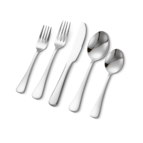 VEVOR 30-Piece Silverware Set, Food-Grade Stainless Steel Flatware Utensils, Mirror Finished Cutlery Set, Dishwasher Safe Eating Tableware for