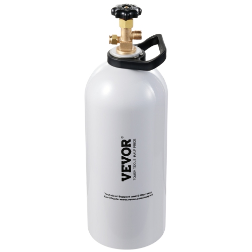 VEVOR CO2 Tank, 10 lbs New Aluminum Alloy Cylinder, CO2 Air Tank with Light Spray Coating, CGA320 Valve,Handle & Adjustable Pressure,DOT Approved