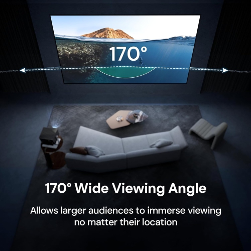 Valerion 120-inch Fixed Frame Projector Screen, 1.3dB Gain, 80% Picture Quality Enhancement, 4K/8K Ultra HD, 3D Compatible, Works with Long Throw,