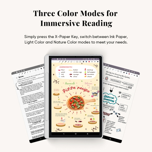 XPPen Magic Note Pad - 3 in 1 Color Digital Notebook 10.95'' Ebook Reader Paper Note Taking Tablet with 16384 Pressure Levels Pencil 2 Magnetic Folio