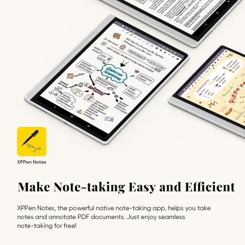XPPen Magic Note Pad - 3 in 1 Color Digital Notebook 10.95'' Ebook Reader Paper Note Taking Tablet with 16384 Pressure Levels Pencil 2 Magnetic Folio