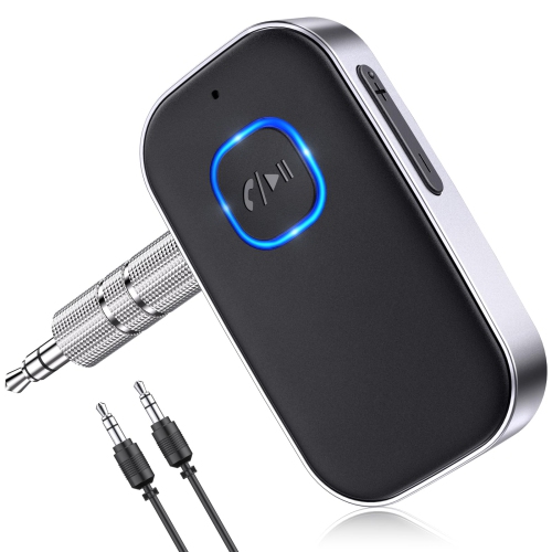 Image 1 of 7.. Car Bluetooth Receiver, Noise Cancelling 3.5mm AUX Bluetooth Car Adapter, Wireless Audio Receiver