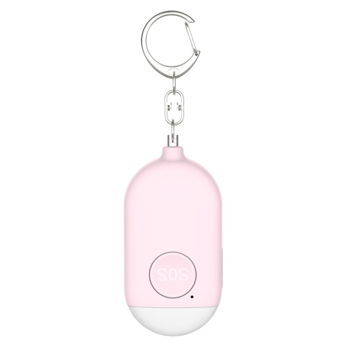 Waterproof Small Self Defense Keychain Siren with Rechargeable 130dB SOS LED Light to Help Seniors and Children Emergency Elderly Patients Disabled