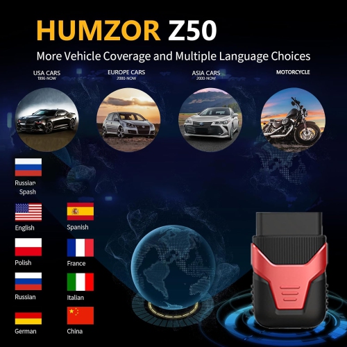 Z50 Bluetooth OBD2 Scanner - Car diagnostic tool for iPhone and Android. Diagnose check engine lights, clear DTCs and read live data on most vehicles.