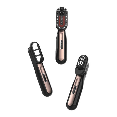 Blue and red light micro hair growth comb multi-function EMS micro-current meridian electric massage comb scalp multi-function hair beauty essence