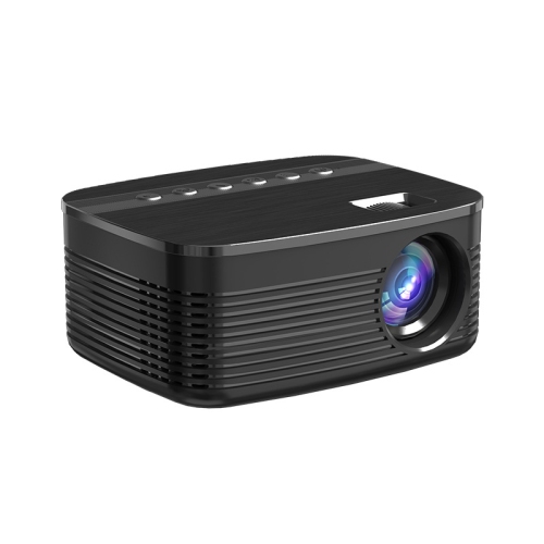 THE WAY  Mini Wireless Mobile Phone Projector, Home Bedroom Wall Projector HD 1080P Projection, Home Theater Projector (T11-Black)
