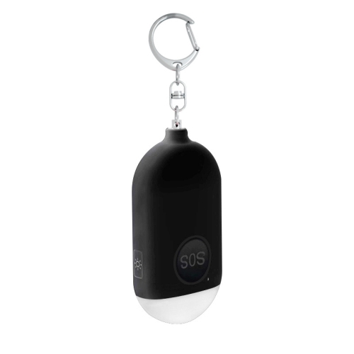 THE WAY  Waterproof Small Self Defense Keychain Siren \w Rechargeable 130Db Sos Led Light to Help Seniors And Children Emergency Elderly Patients