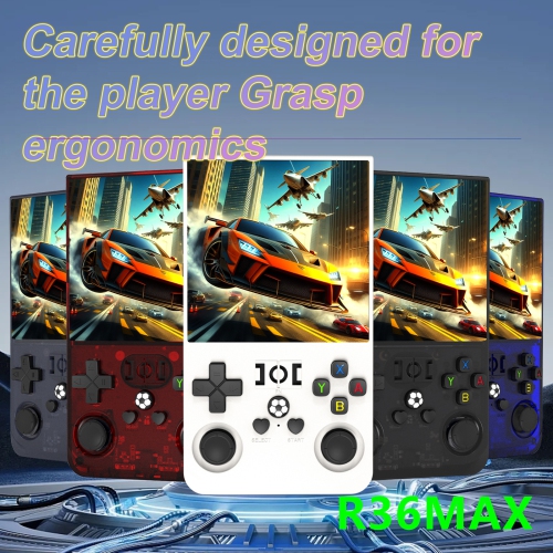 R36MAX Retro Game Console, 18000+ HD Games Mini Retro Video Game Console, 4.0" IPS Screen, 4000 mAh Portable Battery, 64GB Memory, Portable Arcade
