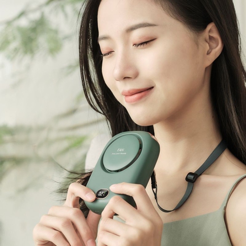 Nouveau style ventilateur suspendu pour le cou, ventilateur sans pales paresseux, support de taille USB à vent élevé pour le cou, petit ventilateur