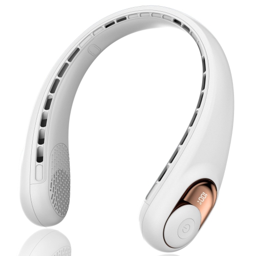 MYACUC  Portable Neck Fan, Personal Fan With Led Display, USB Charging Suitable for Home, Travel And Sports