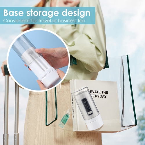 Electric Cordless Water Flosser Rechargeable Tooth Floss Machine Portable Water Picks Tooth Cleaner for Travel