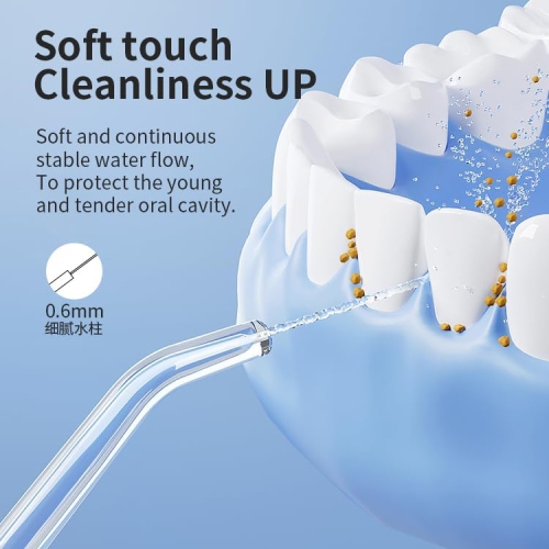 Cordless Oral Irrigator Electric Water Flosser Portable Tooth Punch Rechargeable Teeth Cleaner