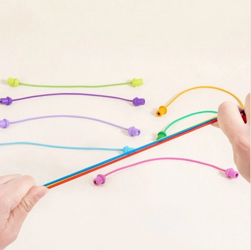 Colorful learning rope untying toy board rope puzzle game children's gift parent-child board game toy
