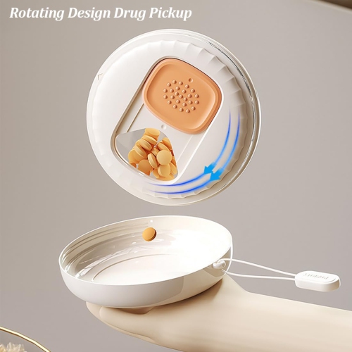 Travel Daily Pill Storage Box, 4 Compartment Pill Box, Mini Pill Box, Packaging Box Waterproof and Moisture-proof, Portable Daily Pill Box for