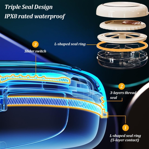 Travel Daily Pill Storage Box, 4 Compartment Pill Box, Mini Pill Box, Packaging Box Waterproof and Moisture-proof, Portable Daily Pill Box for