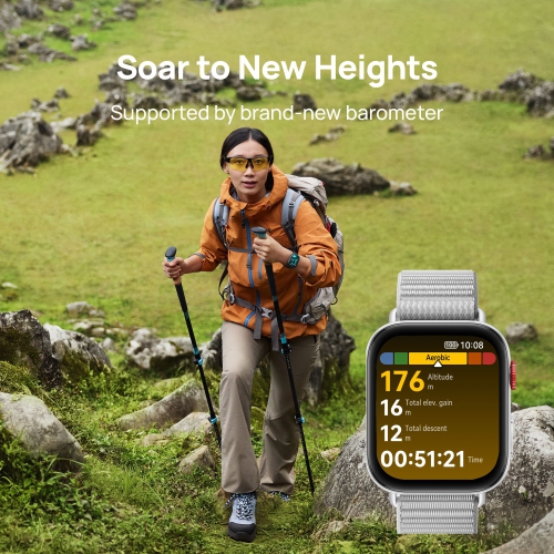 HUAWEI WATCH FIT 4 Smart Watch, 1.82" Display, 100+ Sports modes, Health Tracker, Emotional Wellbeing Assistant, up to 10-Day Battery Life, iOS &