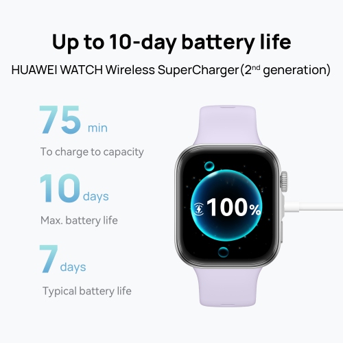 HUAWEI WATCH FIT 4 Smart Watch, 1.82" Display, 100+ Sports modes, Health Tracker, Emotional Wellbeing Assistant, up to 10-Day Battery Life, iOS &