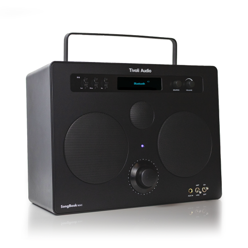 Tivoli Audio Songbook MAX, Premium Bluetooth Sound System with FM, 1/4" Auxiliary Input and Built-in Preamp