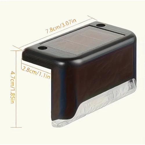 64pcs Of Solar Outdoor Step Lights, Solar Fence Lights, Outdoor Table Lamps, Solar Deck Lights, Solar Buried Lights, Solar Fence Staircase Lighting,