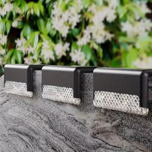 64pcs Of Solar Outdoor Step Lights, Solar Fence Lights, Outdoor Table Lamps, Solar Deck Lights, Solar Buried Lights, Solar Fence Staircase Lighting,