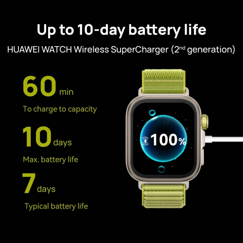 HUAWEI WATCH FIT4 Pro Smart Watch, 1.82" Sapphire screen & Titanium Alloy Bezel, GPS for Outdoor Enthusiasts, up to 10-Day Battery Life, iOS &